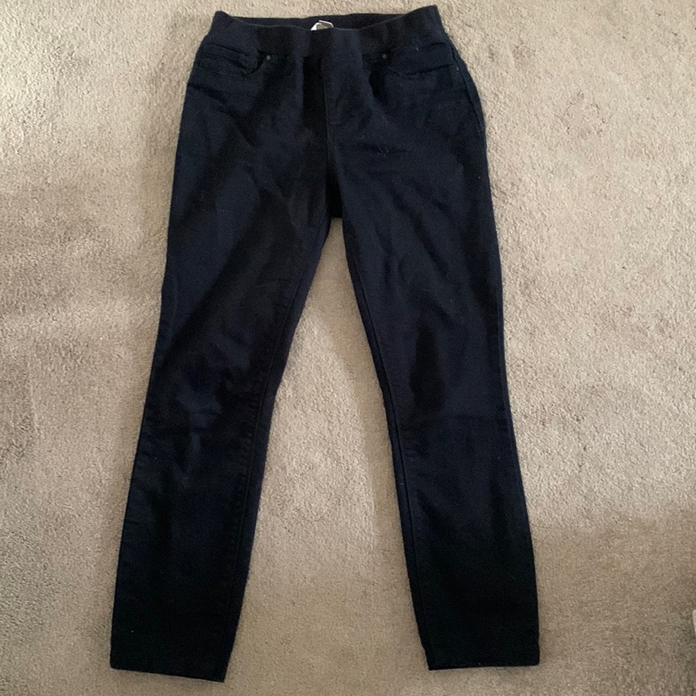 Boston Proper Pull On Black Jeans